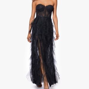 betsy and adam black lace dress Betsy & Adam | Dresses | Betsy Adam Black Lace Gown